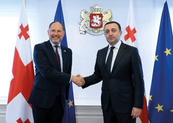 Pawel Herczynski, Ambassador of the European Union to Georgia, meets Georgian Prime Minister Irakli Garibashvili
