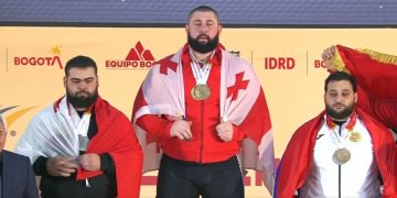 Georgian Weightlifter Wins World Championships in Bogota