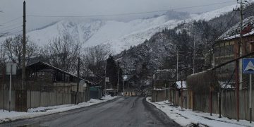 The road to Bakuriani is almost an adventure in itself. Photo by Mike Godwin