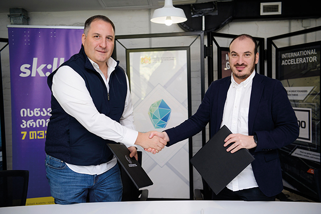 A memorandum of cooperation was signed between GITA and Skillwill. Within the framework of cooperation, Skillwill students will be able to visit the agency's regional technoparks, where they will be given the opportunity to study and use the space freely