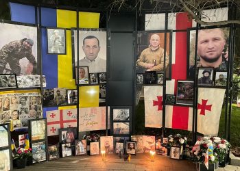 Tbilisi City Hall: The Photographs of Georgian Soldiers Killed in Ukraine  Temporarily Moved to the Heroes’ Square