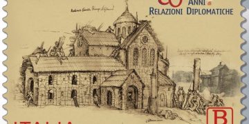 Postage Stamp to Celebrate Friendship between Italy and Georgia