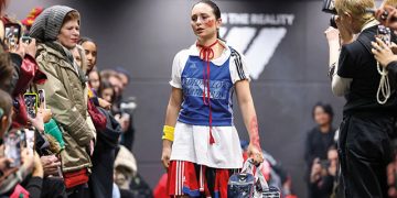 At Berlin Fashion Week, Adidas introduced its Reality Wear Collection, raising awareness about the appalling conditions in its textile factories in a resolute attempt to take action to end the exploitation of its workers. Source: rp-online.de