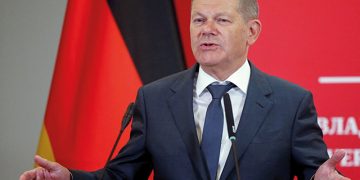The Zeitenwende speech made by German Chancellor Olaf Scholz on February 27, 2022, seemed to usher in a new era for Germany’s foreign policy and its perception of security threats in Eastern Europe. Source: 1TV.ge