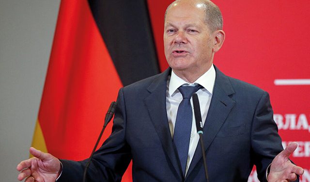 The Zeitenwende speech made by German Chancellor Olaf Scholz on February 27, 2022, seemed to usher in a new era for Germany’s foreign policy and its perception of security threats in Eastern Europe. Source: 1TV.ge