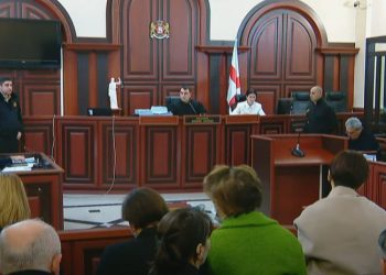 Court Session Regarding Postponement of Saakashvili’s Sentence Underway in Tbilisi City Court