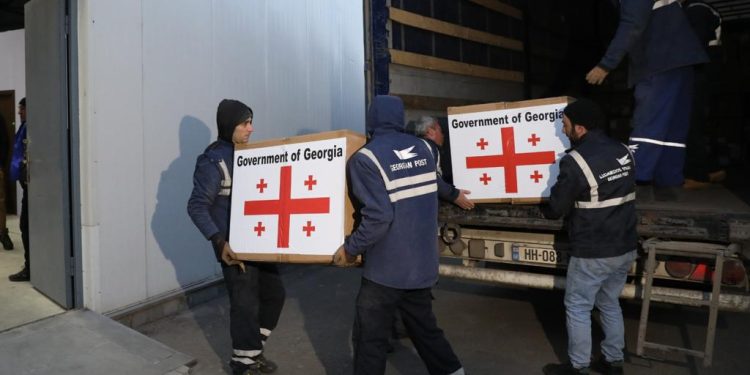 Government of Georgia sends humanitarian aid to Turkey