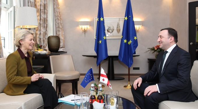 Ursula Von Der Leyen: Ready to continue working with Georgia to make progress on 12 steps