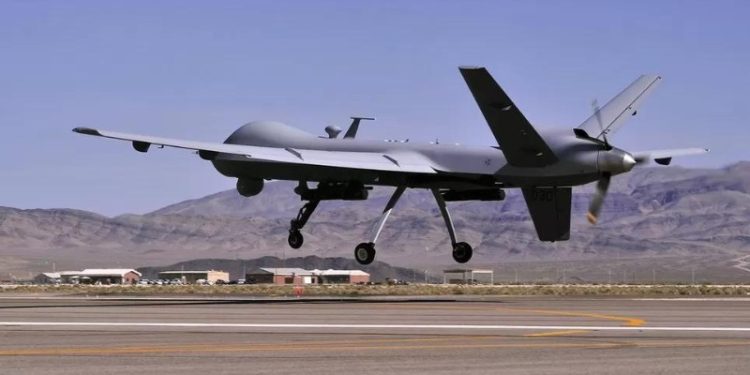 Russian fighter jet forces down US drone over Black Sea