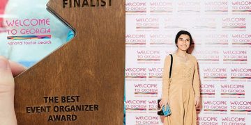 Me, Mariam Avakova, at the Welcome to Georgia Awards