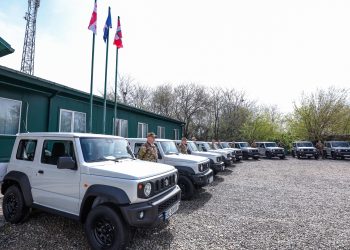 Special equipment and vehicles are given to border police with support of EU