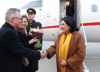 Official visit of President of Georgia to Lithuania begins