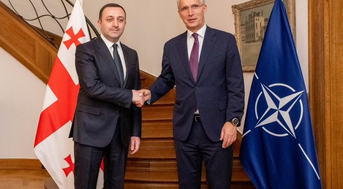 NATO Chief to host Georgian PM on April 25