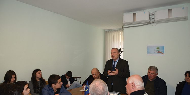 Academician Givi Gavardashvili at the opening of the seminar - after this paragraph.