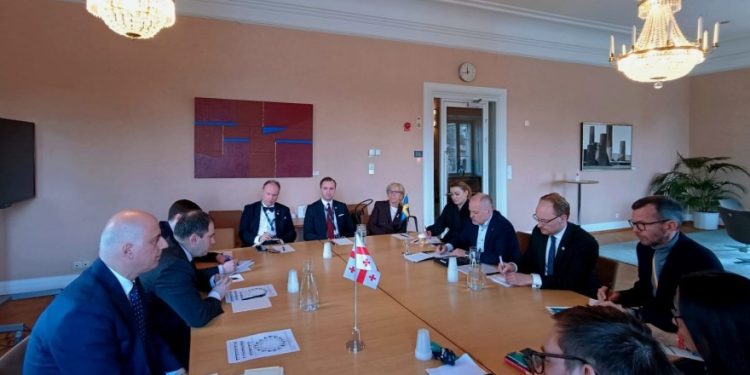 Hearing on Georgia in foreign affairs committee of parliament of Sweden