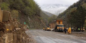 The Rikoti Pass. Source: Facebook, Georgian Roads Department