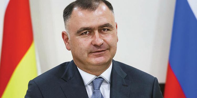 Defacto head of South Ossetia, Alan Gagloev. Source: cominf