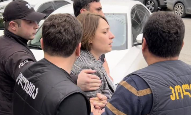 Arrested ‘Droa’ party leader Elene Khoshtaria refuses to participate in the trial
