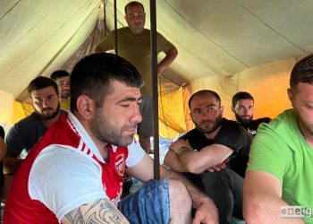 Miners on strike plan to continue protest in front of the Parliament in Tbilisi