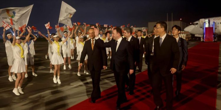 Georgian PM launches visit to China