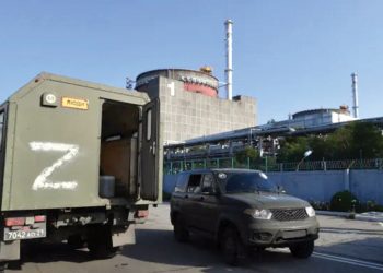 A view of the Russian-controlled Zaporizhzhia nuclear power plant in southern Ukraine on June 15, 2023. Photo by Olga Maltseva | Afp | Getty Images