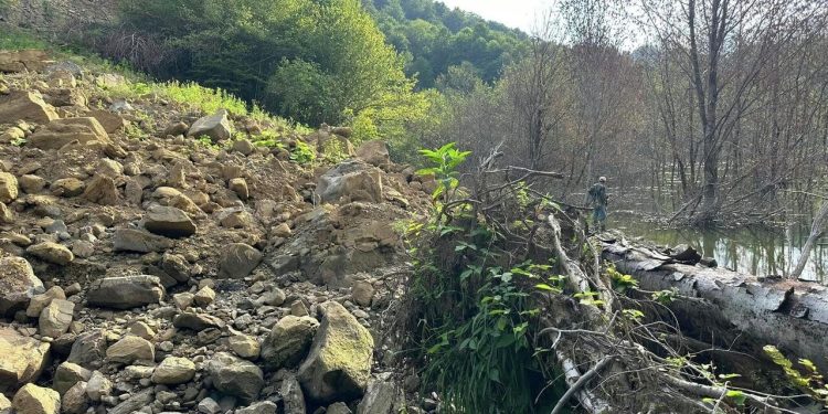 Another landslide in western Georgia –  Officials say the risk of a repeat tragedy are “minimal”