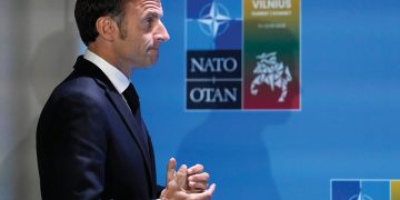 French President Emmanuel Macron. Source: AP