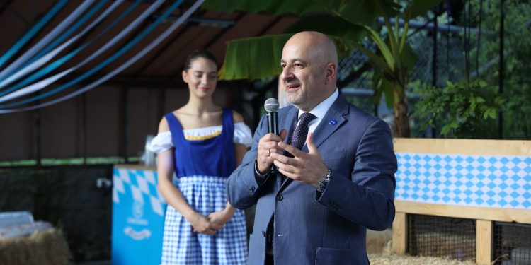 Oktoberfest 2023 is here! The authentic German festival is being hosted with real German beer Löwenbräu