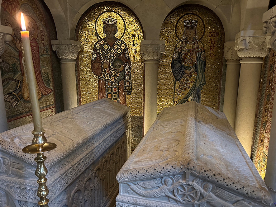 The tombs of Saint King Mirian and Saint Queen Nana in Georgia. Photo by Arunansh B. Goswami