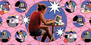 Illustration by Samar Haddad/The Verge. Photo by Robert Nickelsberg/Getty Images