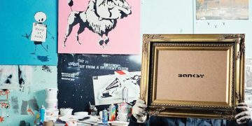 “Banksy: Birth of an Icon” will be available during the next four months. Image source: Georgian Museum of Fine Arts Facebook page.