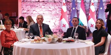 Hungarian Prime Minister Viktor Orbán came to Georgia with his wife, Aniko Leva. Photo source: Facebook