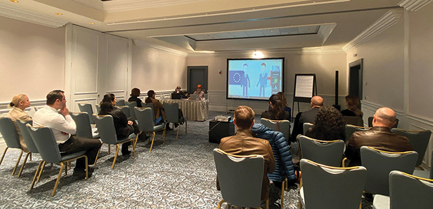 Representatives from regional hotels and vocational education schools attend best practices in hospitality workshops led by AmCham’s partner hotels. Source: Investor.ge
