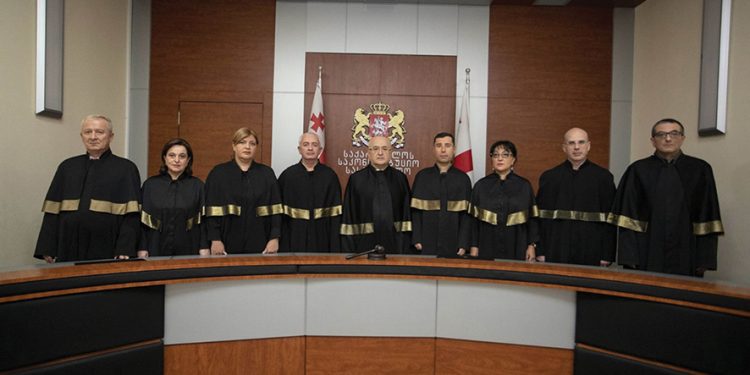 The judges of the Constitutional Court.