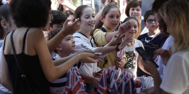 Picture from the British embassy's Facebook account