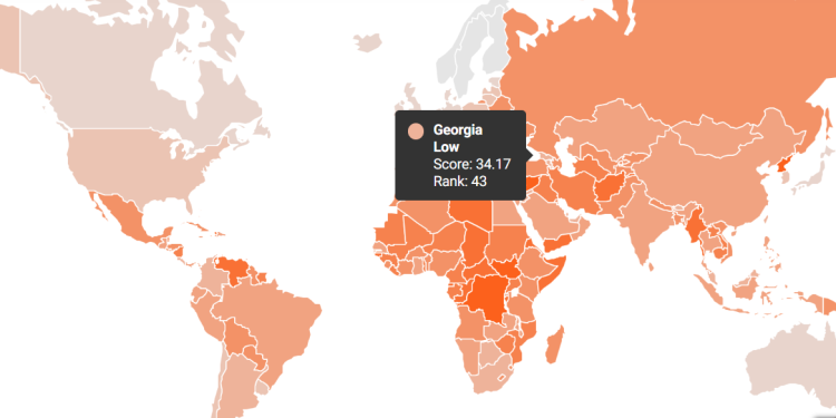 Global Corruption Index: Georgia leads region with low corruption risk