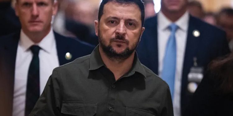 Ukrainian President Zelensky in the US in September. Photo by Tom Williams | CQ-Roll Call, Inc. | Getty Images