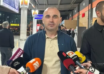 Levan Khabeishvili talking about Ben Mallet's refused access in Georgia picture from interpress news