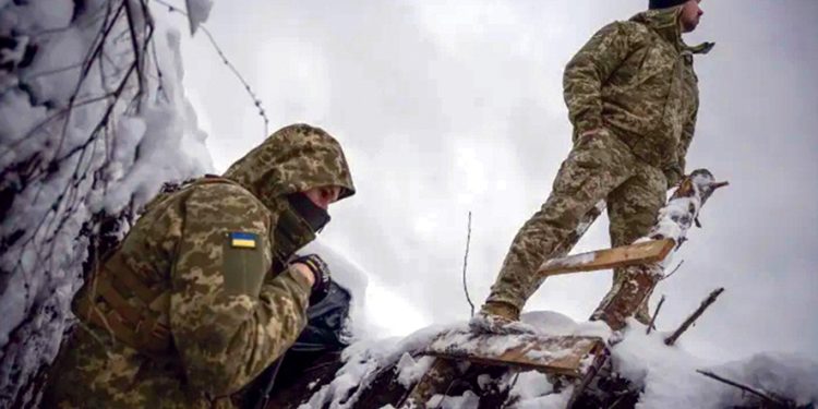 Soldiers on guard. Photo by Ozge Elif Kizil | Anadolu | Getty Images