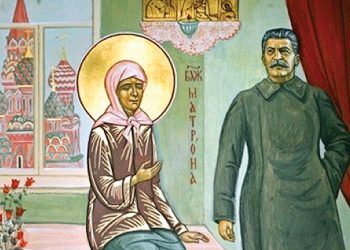 The Matrona icon picturing Stalin. Source: 05varvara.wordpress.com