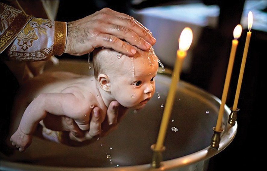 Many babies are baptised on Epiphany. Source; Georgian Journal