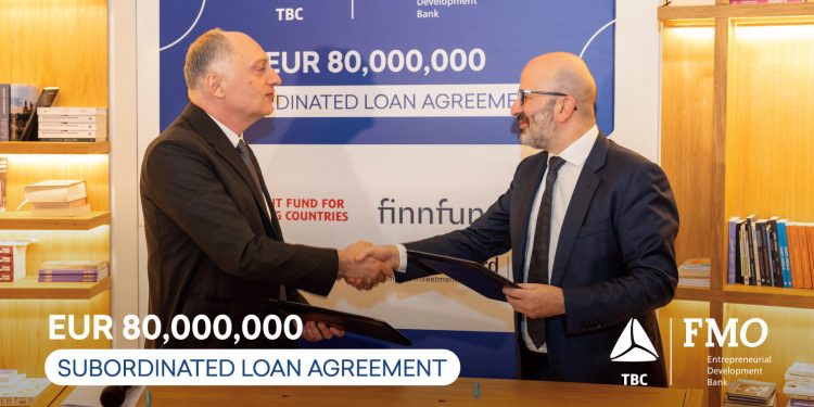 თიბისი ბანკსა და FMO-ს შორის 80 მილიონი ევროს ოდენობის სასესხო ხელშეკრულება გაფორმდა