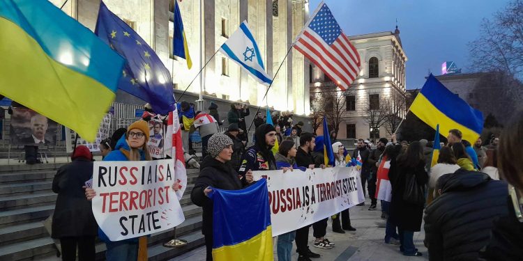 Rally in support of Ukraine held in Tbilisi