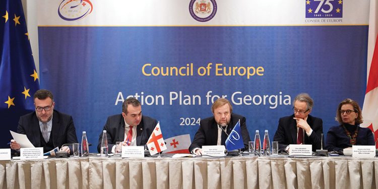 The launch of the Action Plan for 2024-2027. Source: CoE