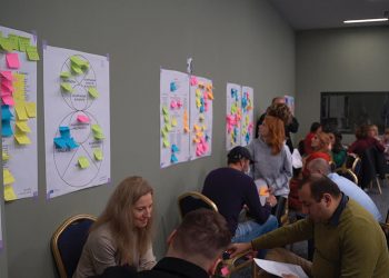 Participants brainstorming