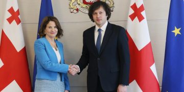 The Prime Minister of Georgia meets the US ambassador