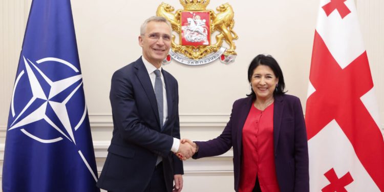 Georgian President, NATO Sec/Gen discuss Georgia’s Euro-Atlantic integration