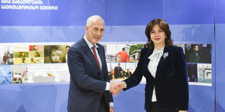 Ambassador of Italy meets with the Executive Director of the LEPL International Education Center of Georgia