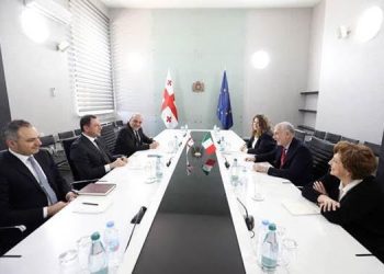 Meeting of the Italian Ambassador Massimiliano D’Antuono with the Minister of Education, Science and Youth of Georgia Giorgi Amilakhvari