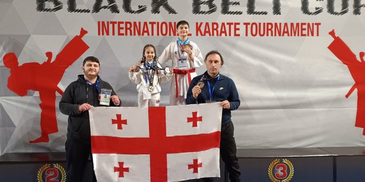 Georgian karateka take home 1 gold, 4 silver and 2 bronze from int’l karate championship